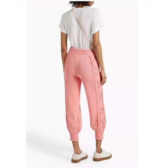 Loveshackfancy Nyla joggers in peach Melba XS - Picture 11 of 16